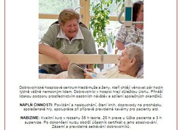 Kurz pro hospicové dobrovolníky - 3. 6. 2016