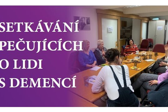 Setkávání pečujících o lidi s demencí - 2025