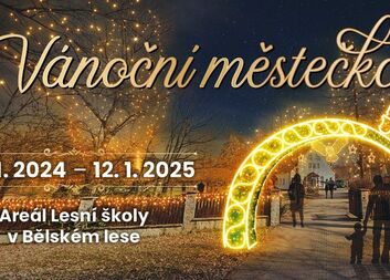 Vánoční městečko v Bělském lese