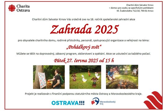 Zahrada 2025 - Charitní dům Salvator Krnov