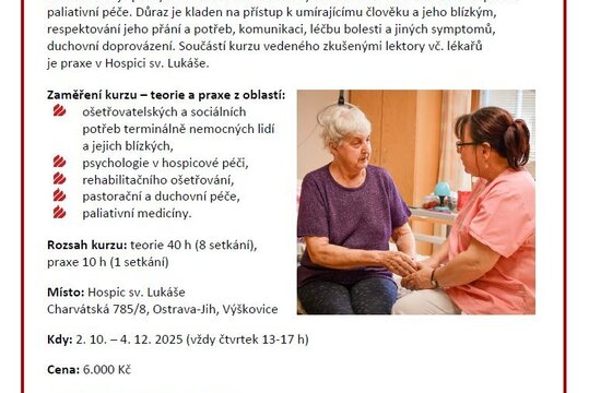 Kurz hospicové péče 2025