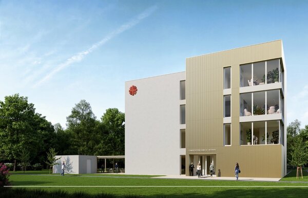 Charitní dům sv. Hedviky - projektová studie nového domova pokojného stáří