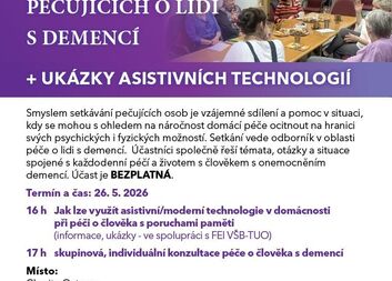 Setkávání pečujících a ukázka asistivních technologií