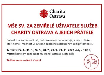 Mše svatá za zemřelé klienty - 2027